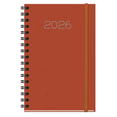 AGENDA ANUAL 2026 SALERNO WIREO TAPA DURA NARANJA SV | MYRGA
